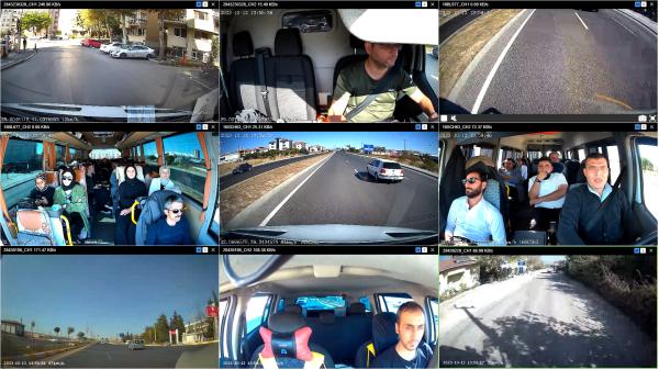 Taxi Solution Dash Cam Car DVR With 4G WiFi GPS ADAS DSM Function 512GB SD Card Storage