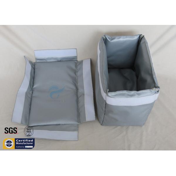 絶縁材のジャケット250℃の灰色のガラス繊維の生地の取り外し可能な毛布