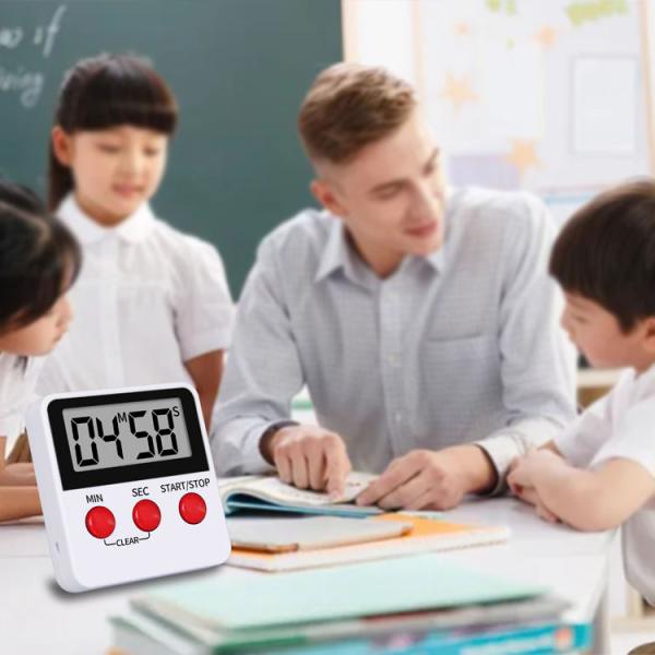 DTH-68W Digital Count Up And Down Magnetic Timer Clock With Alarm Fast Setting For Cooking Digital Countdown Kitchen Timer