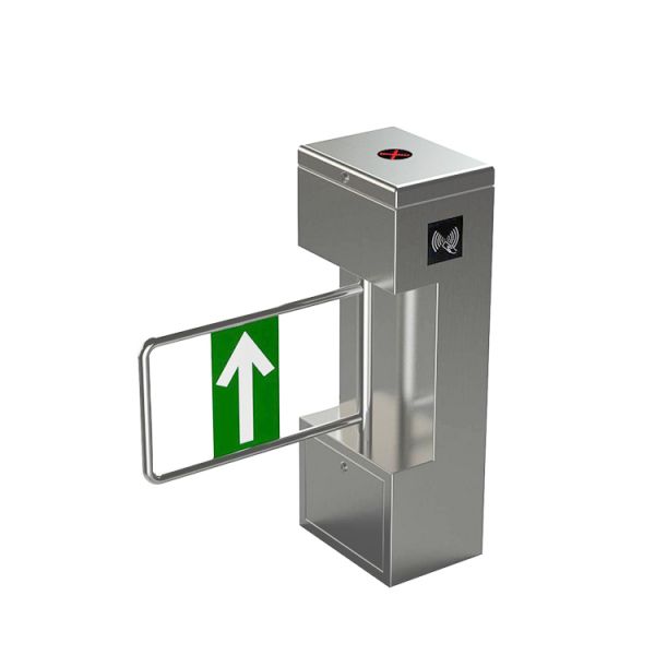 Custom Automatic Swing Barrier Gate with RFID Reader Auto Closing and Bi-directional Passage