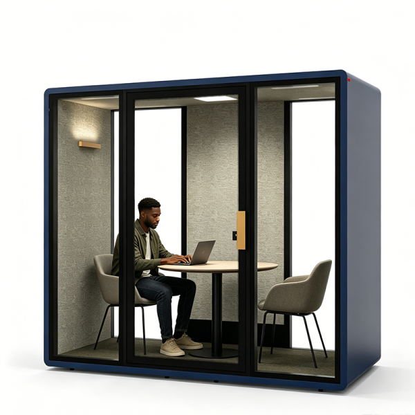 1000mm Vocal Isolation Booth Acoustic Room Self Contained Design