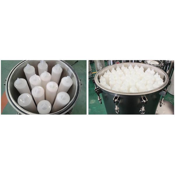 Фильтр патрона снабжения жилищем SS304 316L с патроном PP качества еды материальным