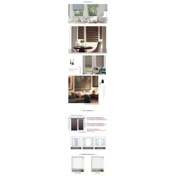 Designer Textile Indoor 100% Polyester Fabric Cordless Blackout Roman Blind