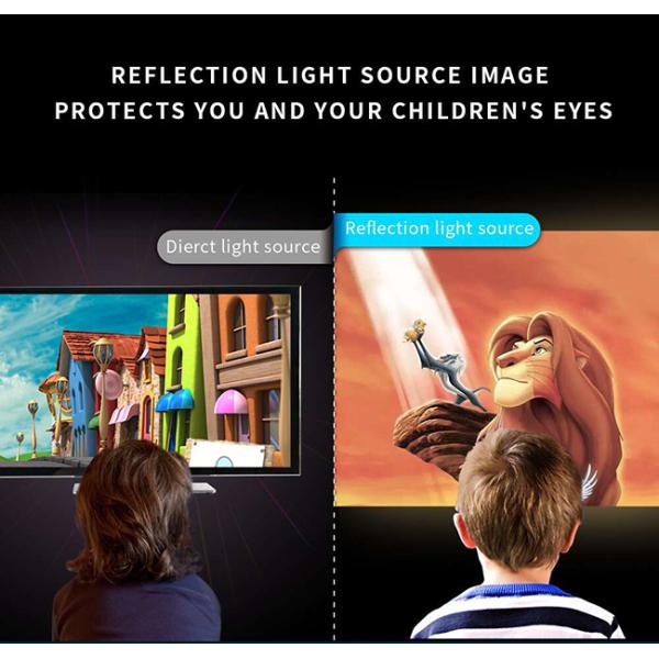 Airplay MiraCast Mini DLP Smart Projector 4k 2GB DDR3 HDMI USB 2.0