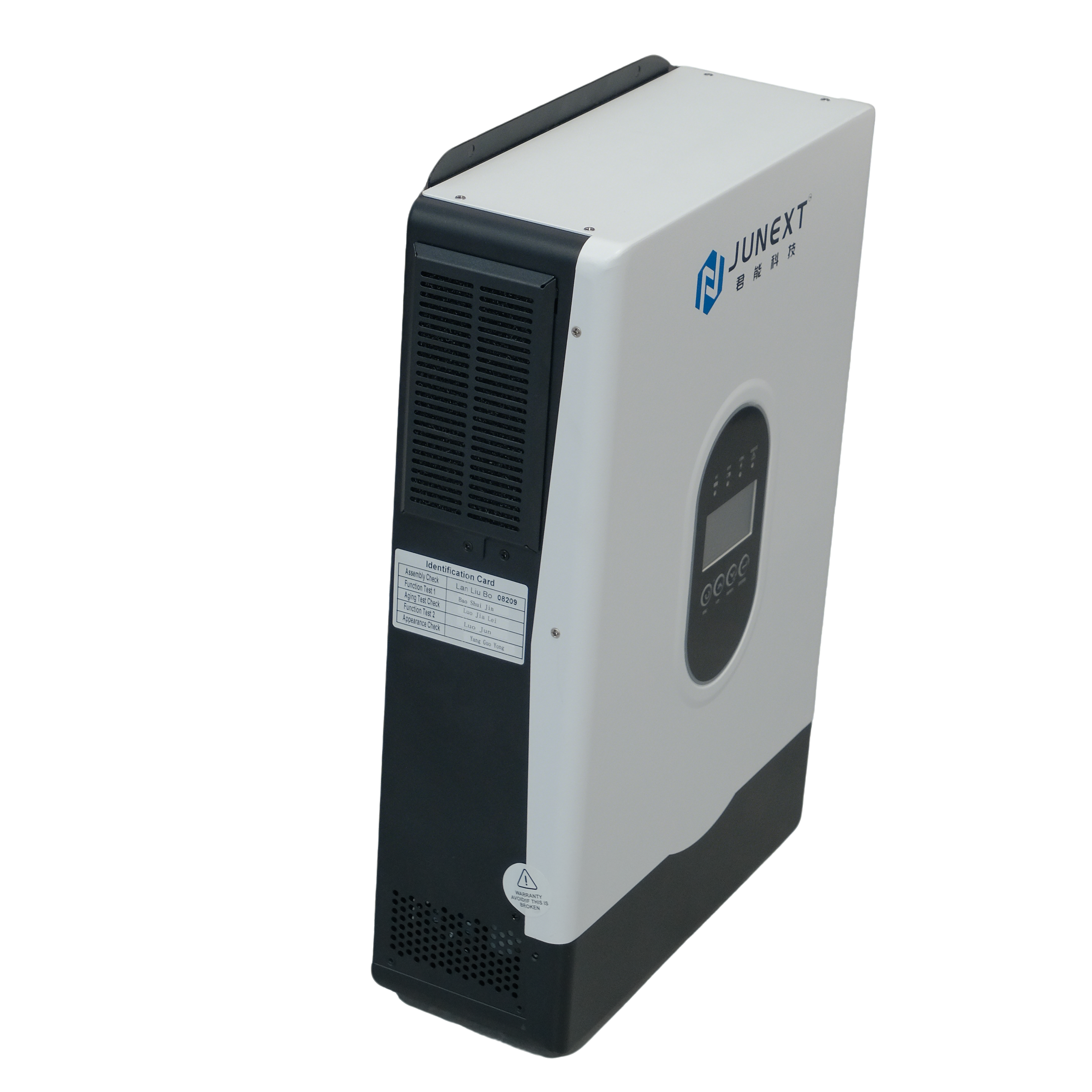 6.2kw 6200w Hybrid Touch Screen Solar Inverter with Dual 2.0 Peak Power Support Single Phase Parallel Inverter Junextpower