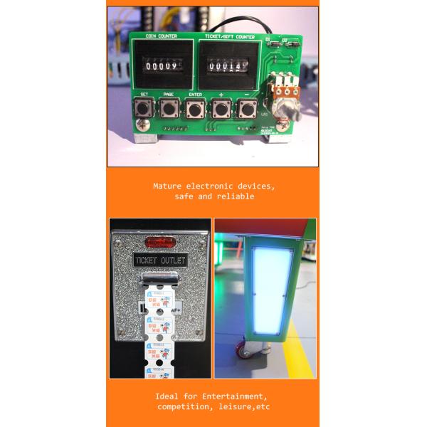 Curve Surfuce Air Hockey 2 Players Coin Operated Machine / Ticket Redemption Games