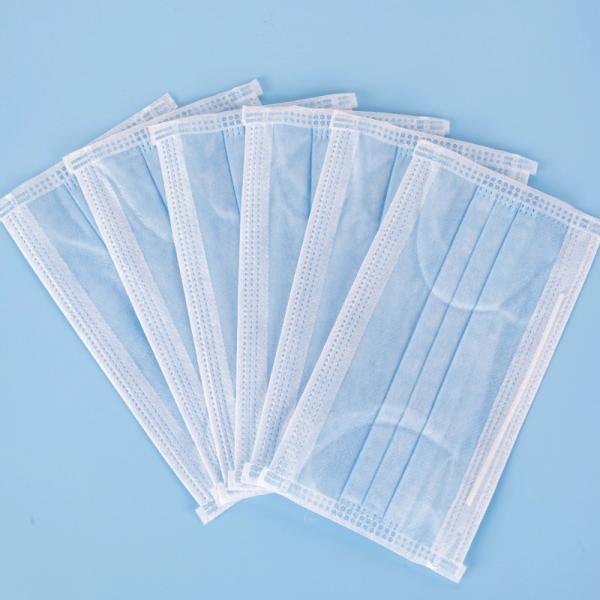 3 Layers Dust Disposable Face Mask No Stimulation High Breathability