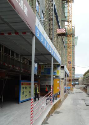Elevador de estandardização modular da cremalheira & do pinhão, elevador SC200/200BZ do canteiro de obras