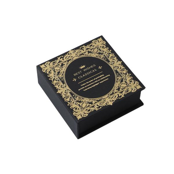 Caja magnética de lujo personalizada al por mayor para collar y aretes, caja de almacenamiento de joyas