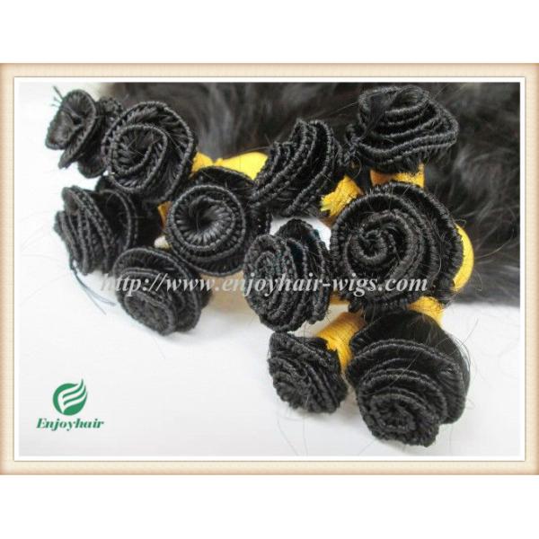Hand tied weaviing Malaysian virgin remy hair,straight hair extension no shed no tangle