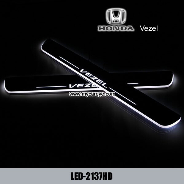Car LED door scuff plate lights for Honda Vezel car accessories aftermarket