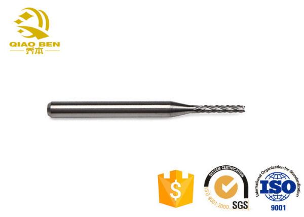 Moinho de extremidade de aço inoxidável do carboneto da flauta da eficiência elevada 2 das ferramentas de carboneto do Cnc