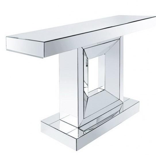 Meubles miroirs ODM Console mince Tables en verre Pour le salon du couloir