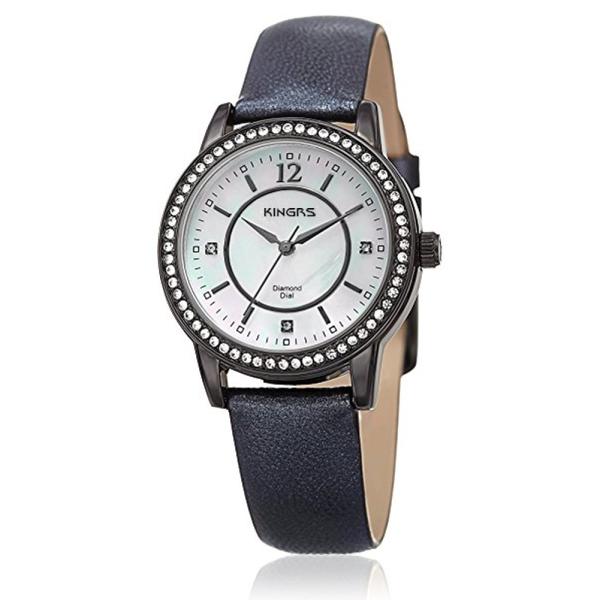 Ladies  Fashion Watches,High Quality Stainless steel watch with Genuine Leather strap ,OEM Women Watch