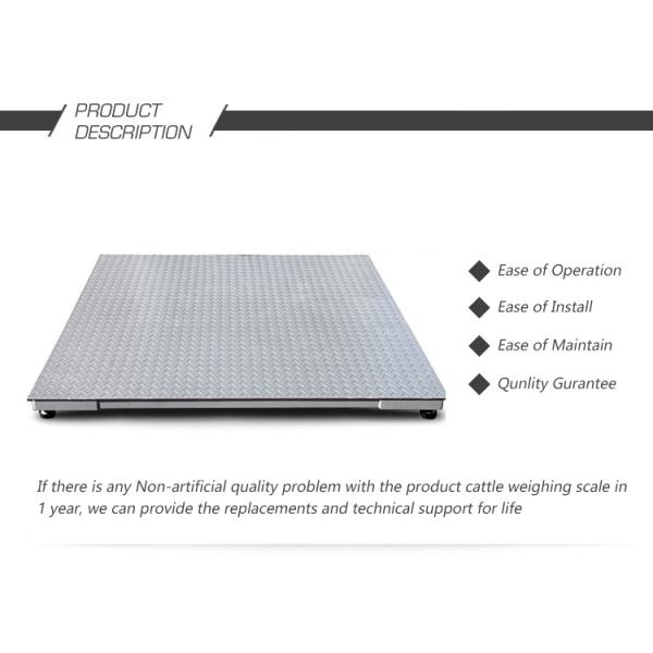 Warehouse 5000 Lb Pallet Floor Scale 220V 50Hz Power Supply Easy Operation