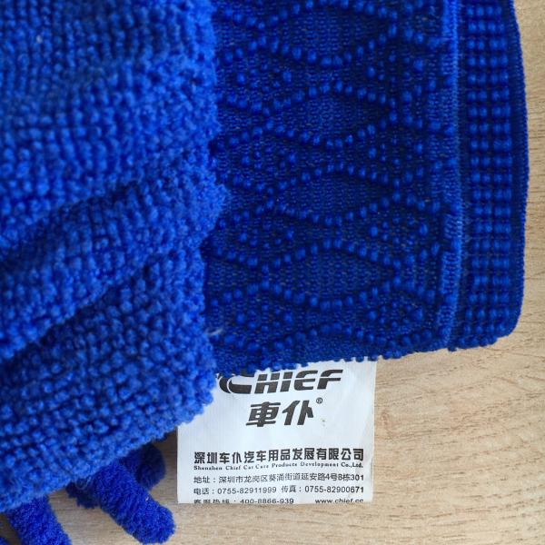 House keeping  washing absorb mitt 100% polyester microfiber mitt gloves