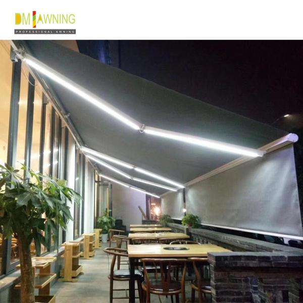 Full Cassette Retractable Awning Outdoor Durable Electric Automatic Motorized