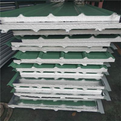 waterproof 840mm silver paper 30mm eps sandwich roof panel for tiny house
