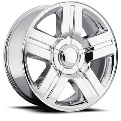 Silver 22x9 Texas Edition Replica Rims 5291 Fit Silverado Sierra Chevy Mach Ironman