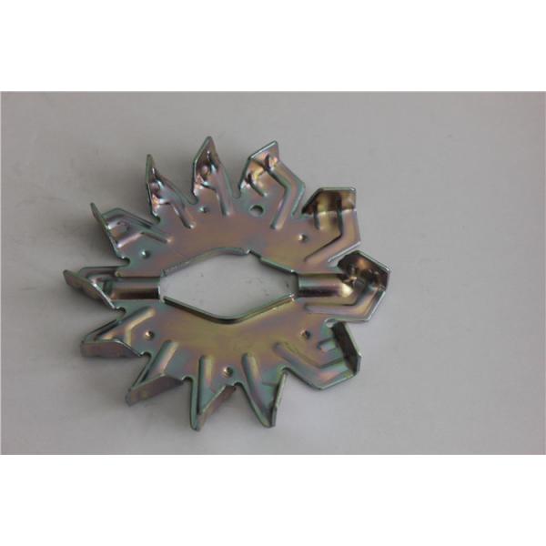 Custom metal stamping, Galvanized Steel Stamped Wide fan for Electric appliance