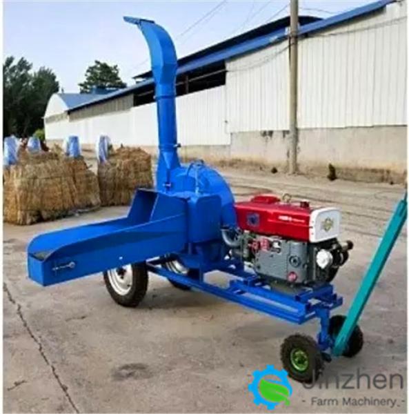 Agricultural Use Grass Rice Corn Wheat Straw Silage Chaff Cutter Forage Chopper For Animal Feed