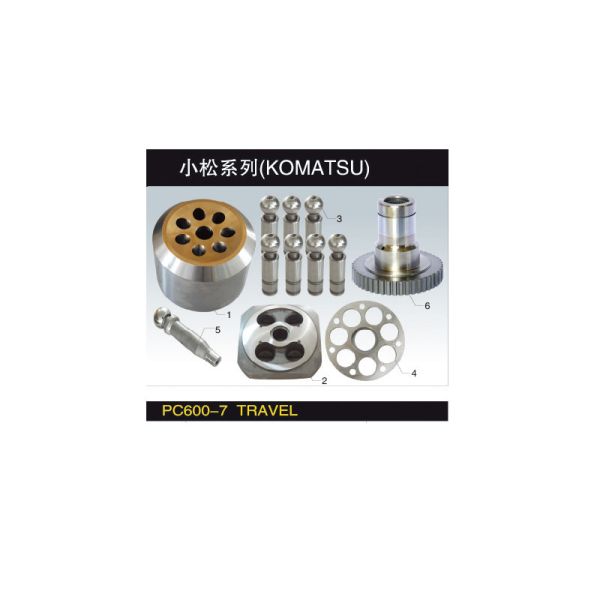 Komatsu PC200-6 PC200-7 Swing Motor Parts with Half Year Warranty Steel Iron and Copper Standard Design