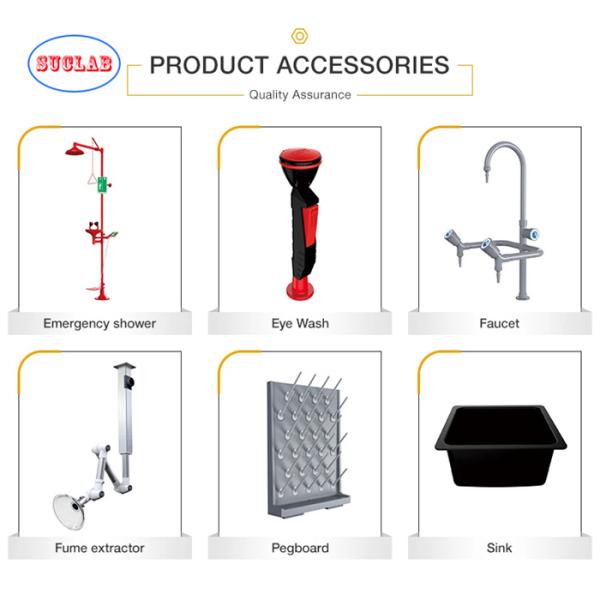 Современная химическая лаборатория рабочая скамейка 2 ящика рабочий стол нержавеющая стали