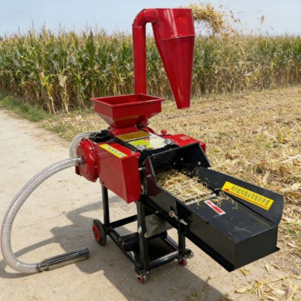 Self Priming Straw Chopper Shredder Suction Forage Grinder Heavy Duty Residue Processor