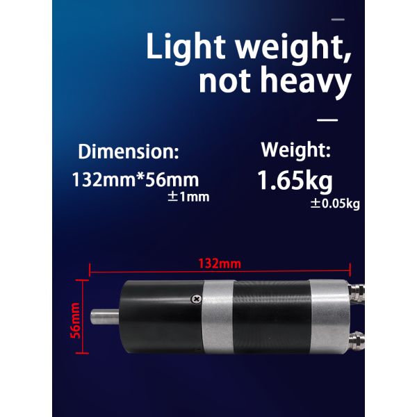 Speed Gate Servo Motor with Integrated Acceleration-Deceleration Mechanism, Incremental Encoder Feedback & 1:26 Gear Reduction Ratio