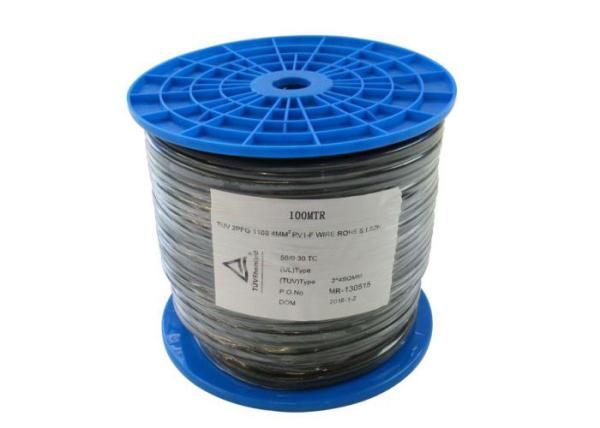High Voltage 1.5KV Single Core Solar Cable 4mm2 Double Insulated Single Core Cable