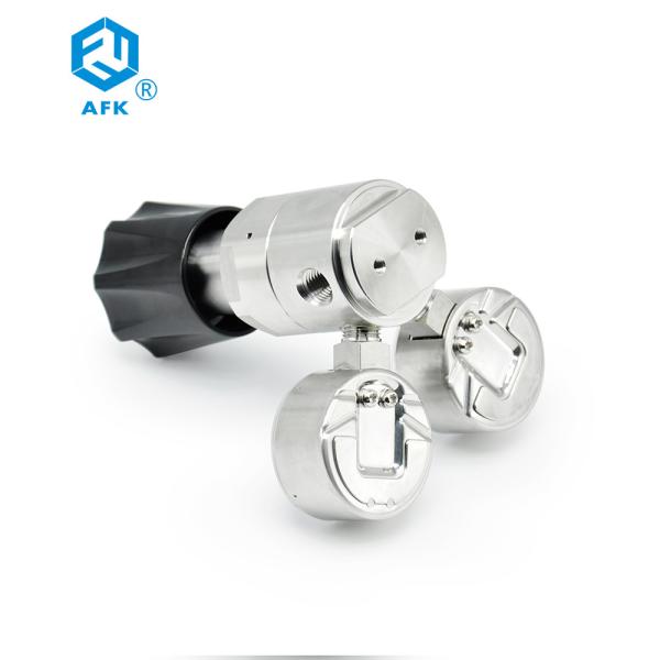 CO2 Nitrogen Propane Gas Pressure Regulator Valve With Gauge 6000psi 4000psi