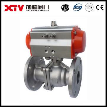 Straight Through Type High Platform Flanged Floating Ball Valve 150LB for Oil and Gas