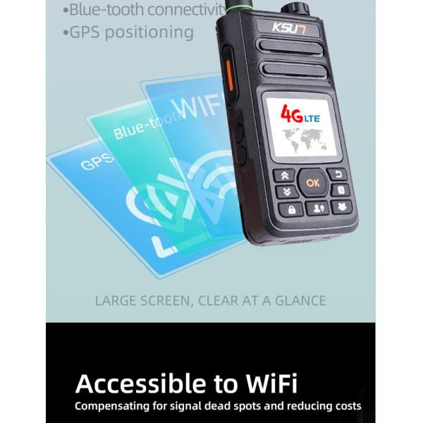 GPS WiFi POC Network Walkie Talkie 4G POC Two Way Radio with Long Range Communication