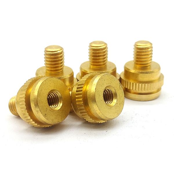 Polished Surface Milling / Turning CNC Brass Parts Customized Machining Brass Parts