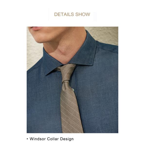 Camisas de estilo corto para hombres de negocios.