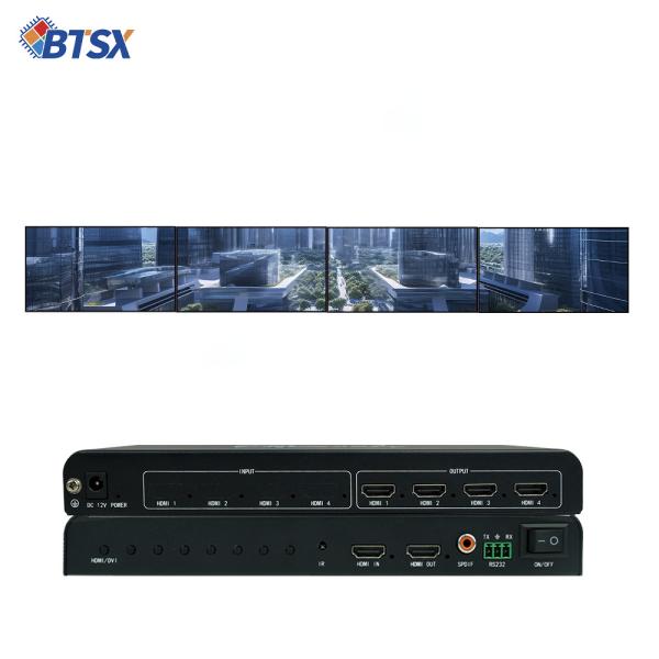 Modos flexíveis de emplaçamento com controlador multiexpresso (1xN, Nx1, MxN) suportados pelo BIT-MSE-LT104PRO