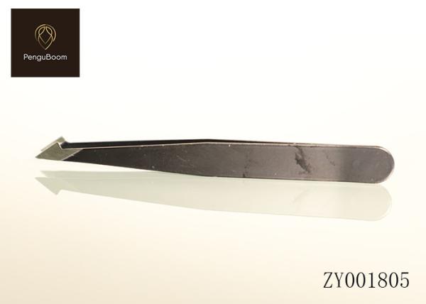 Pointed Slant Tip Facial Hair Removal Tweezers Stainless Steel Wig Tools