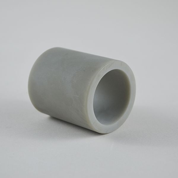 OEM High Temperature AIN Parts Semiconductor Aluminium Nitride Pipe Tube