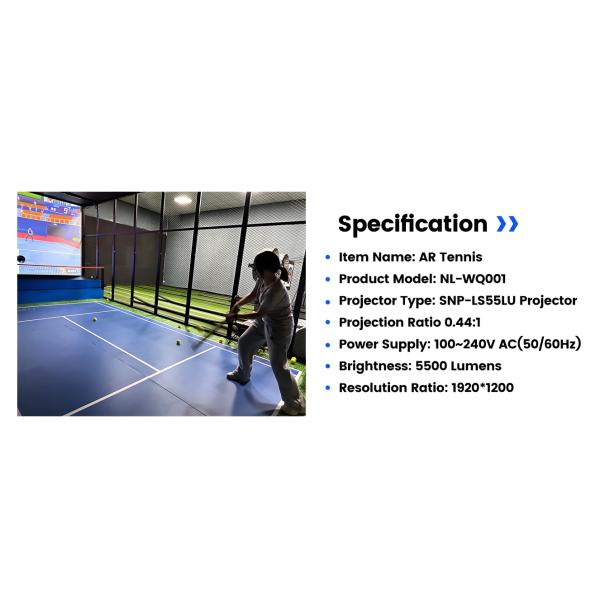 Ar Projeto Interativo Ténis Inteligente Interativo Squash Modo Profissional