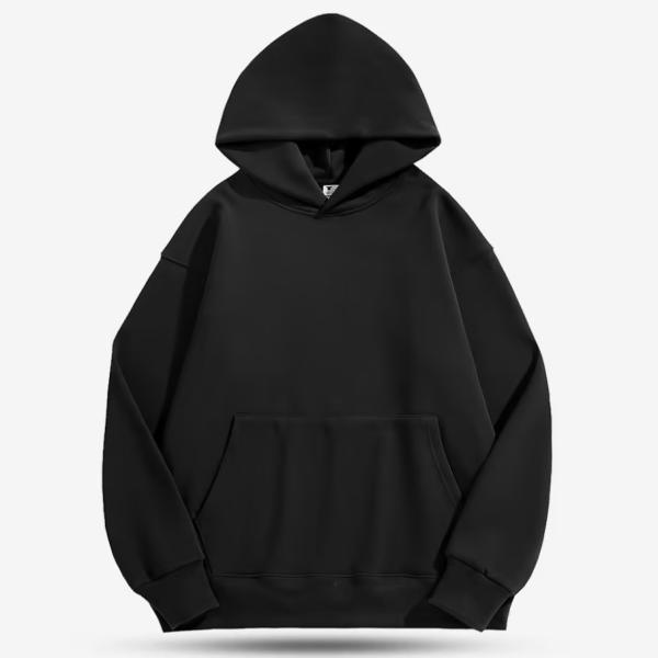 Roupas de rua 500g Peso pesado Homens Camelo com capuz suéter com forro de lã homens de grandes dimensões