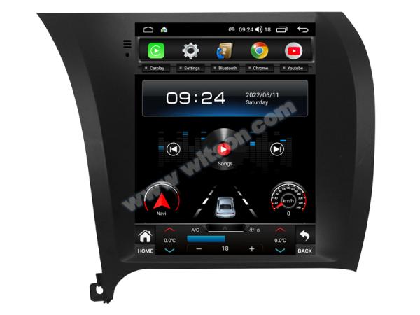 9.7'' Tesla Vertical Screen For Kia K3 Cerato Forte 2013-2017 Android Car Multimedia Player