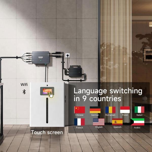 Batterie solaire Lifepo4 Batterie au lithium-ion 48V Batterie au lithium-ion 48V 100Ah 200Ah 280Ah 300Ah 312Ah