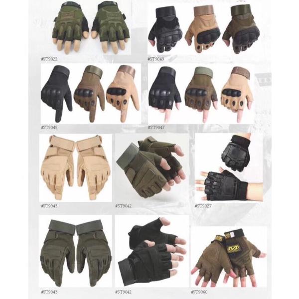 Multi Purpose Paintball Protective Clothing Full Finger Tactical Gloves For Shooting