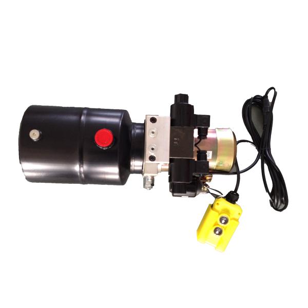 Presión 18Mpa del trabajo de DC 12V 1.6KW con el tanque de acero redondo Mini Hydraulic Power Packs para las carretillas elevadoras