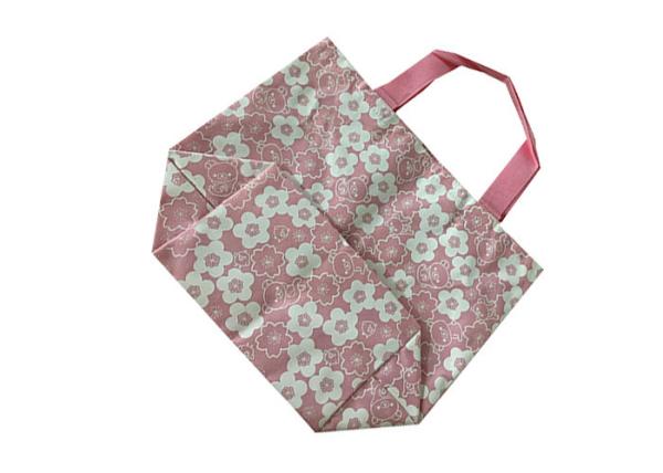 Recycled 600D Poly Tote Bags Full Printed With PP Webbing Handles