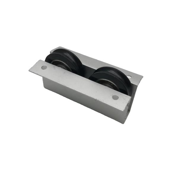 Carrucha Herrajes Double Nylon Pulley Roller Aluminium Sliding Door Wheel for Mexico for Window Rollers
