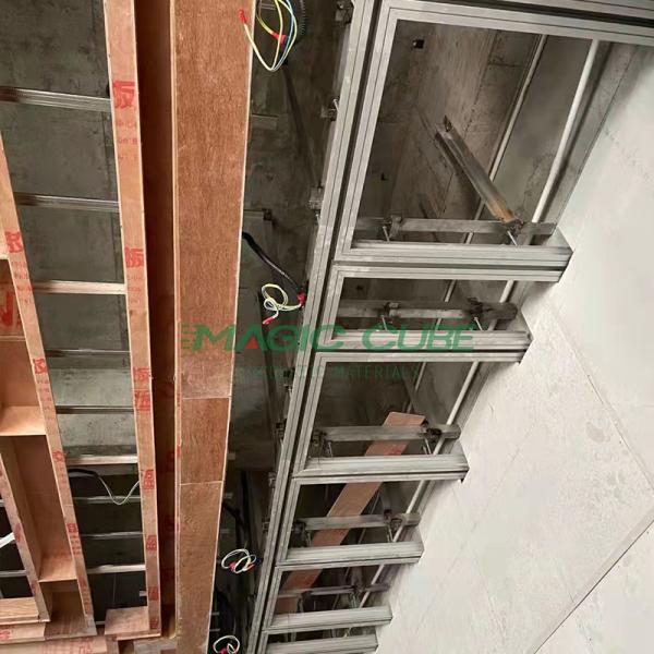 Hotel Room Soundproof Movable Partition Wall 1200mm Width Easy To Operate