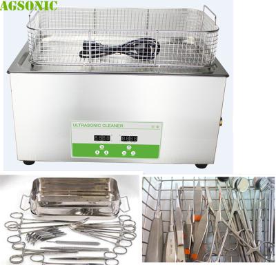FCC 30L SUS Ultrasonic Glasses Cleaner 40kHz For Surgical Instrument