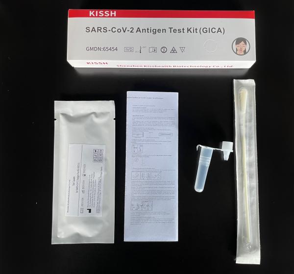 Rtk Colloidal Gold Antigen Home Test Kit Nasal Anterior Swab 18x4x8cm