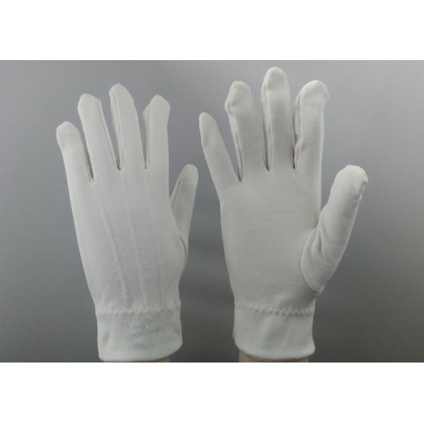 Перчатки платья эргономического дизайна военные белые, проходят парадом церемониальная пряжа 21с хлопок перчатки